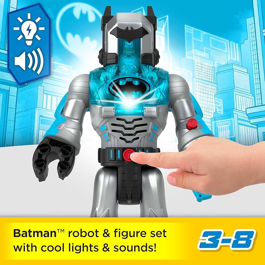 ROBOT BATMAN GRANDE - SONIDOS Y LUCES - Imagen 4