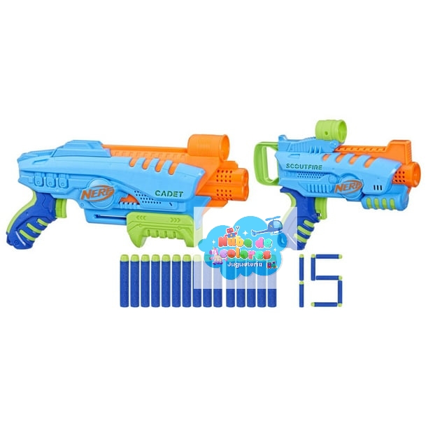 NERF - ELITE JUNIOR SET 2 PISTOLAS