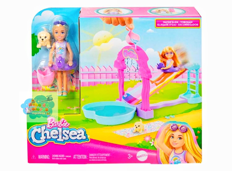 BARBIE - CHELSEA Y SU RESBALADILLA CON AGUA - Imagen 7