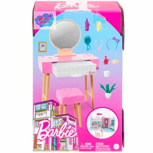 BARBIE - MUEBLES Y DECORACIÓN TOCADOR - Imagen 5