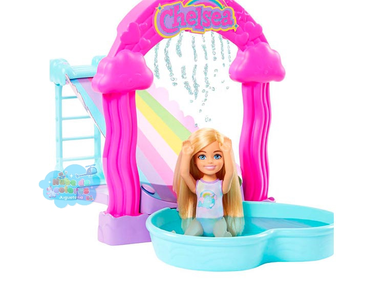 BARBIE - CHELSEA Y SU RESBALADILLA CON AGUA - Imagen 6