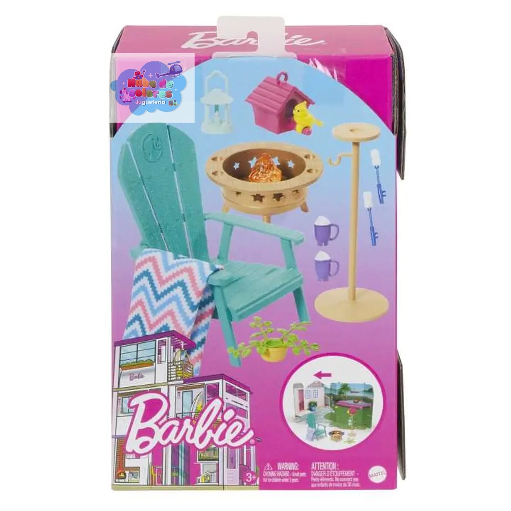 BARBIE - MUEBLES Y DECORACIÓN PATIO TRASERO - Imagen 6