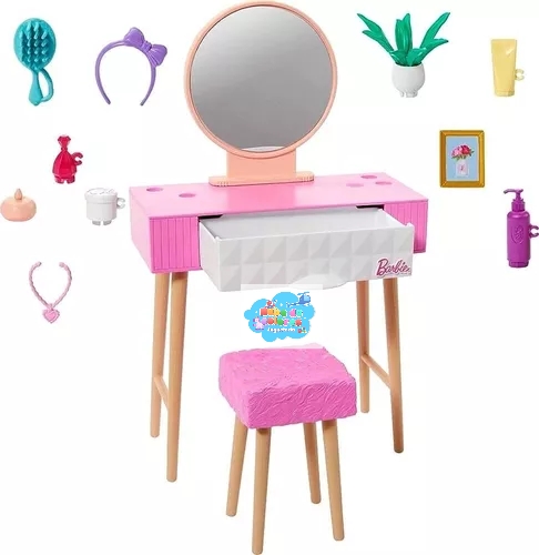 BARBIE - MUEBLES Y DECORACIÓN TOCADOR - Imagen 2