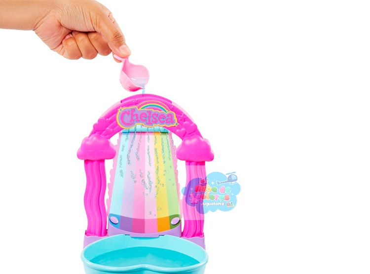 BARBIE - CHELSEA Y SU RESBALADILLA CON AGUA - Imagen 5