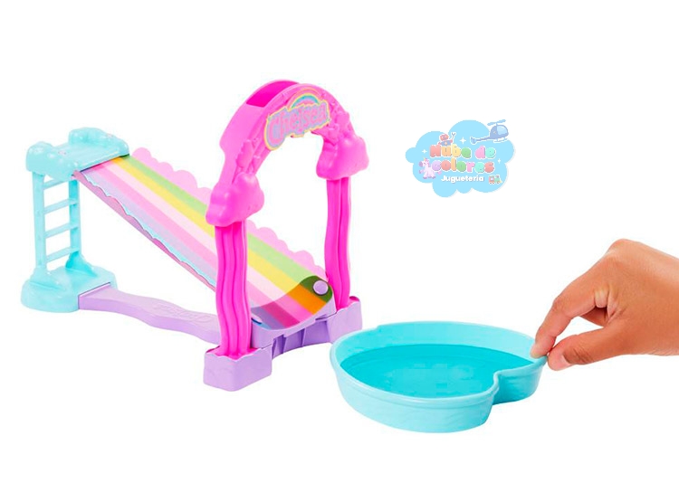 BARBIE - CHELSEA Y SU RESBALADILLA CON AGUA - Imagen 4