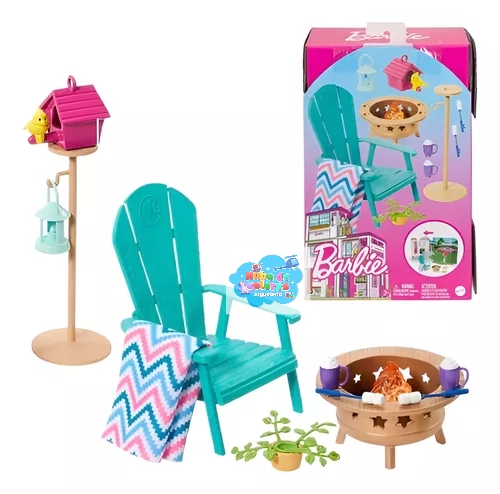 BARBIE - MUEBLES Y DECORACIÓN PATIO TRASERO