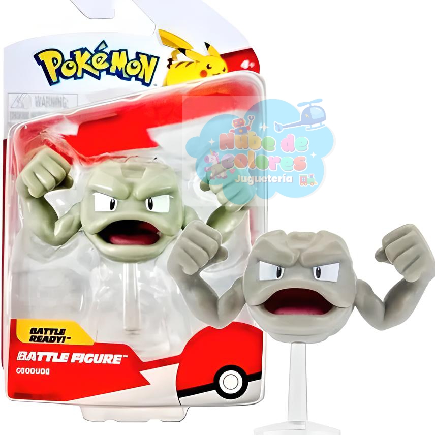 GEODUDE FIGURA DE BATALLA - POKÉMON