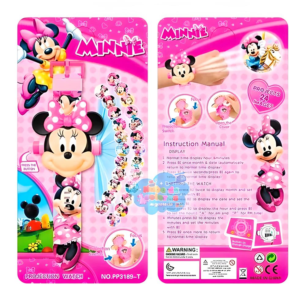 RELOJ PROYECTOR MINNIE MOUSE - Imagen 3
