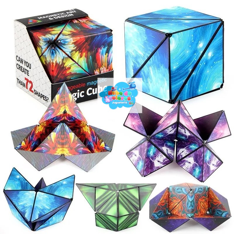 CUBO RUBIX MÁGICO MAGNÉTICO 72 FORMAS - Imagen 2