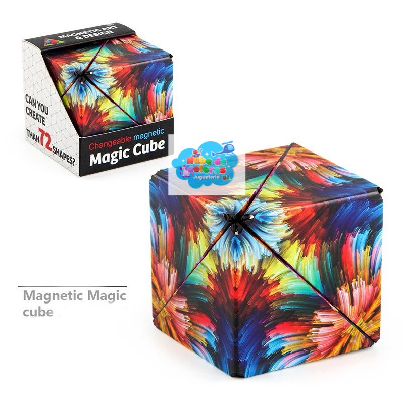 CUBO RUBIX MÁGICO MAGNÉTICO 72 FORMAS - Imagen 3
