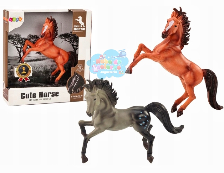 FIGURA DE CABALLO GRIS REALISTA - Imagen 6