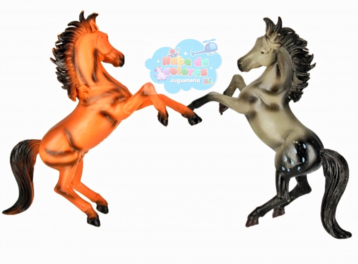 FIGURA DE CABALLO GRIS REALISTA - Imagen 5