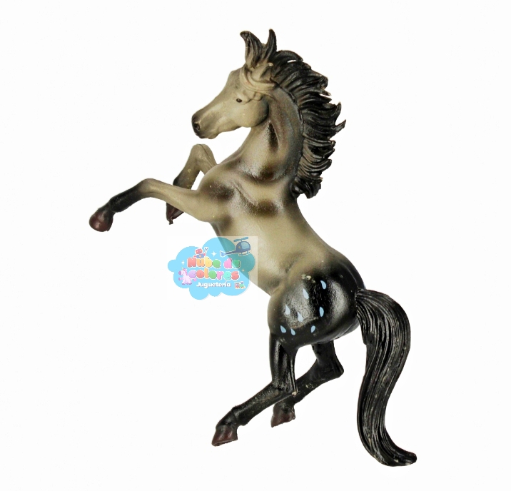 FIGURA DE CABALLO GRIS REALISTA - Imagen 2
