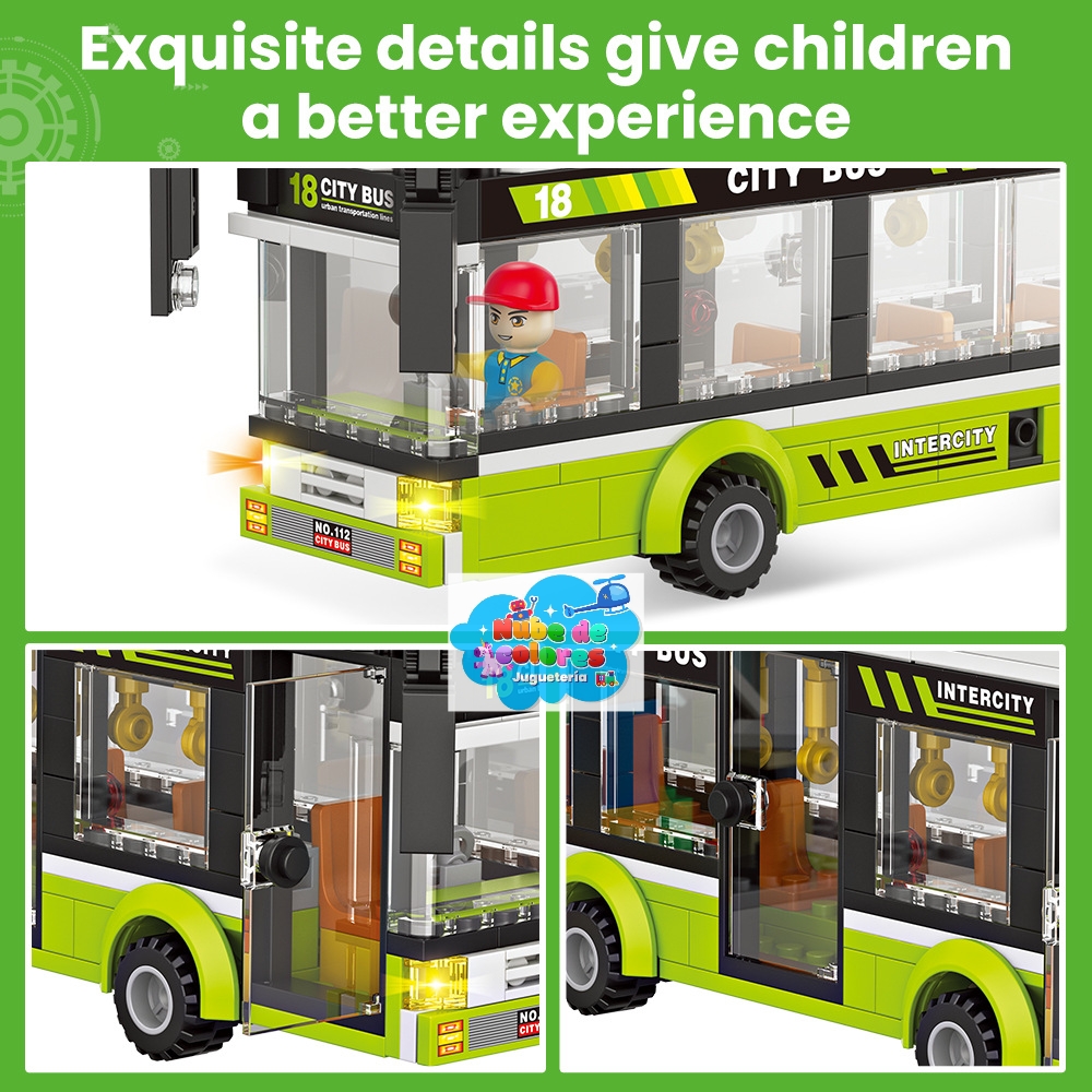 LEGO AUTOBÚS Y BENCINERA 330 PCS. - Imagen 4