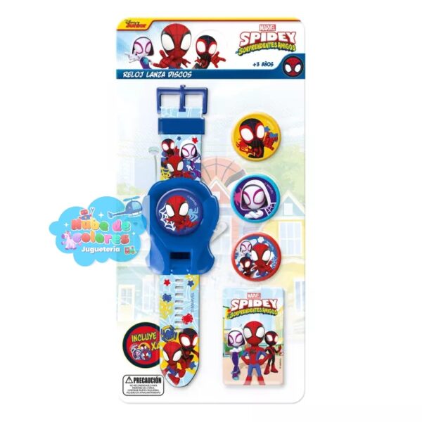 SPIDEY RELOJ LANZADOR DE DISCOS - Imagen 4