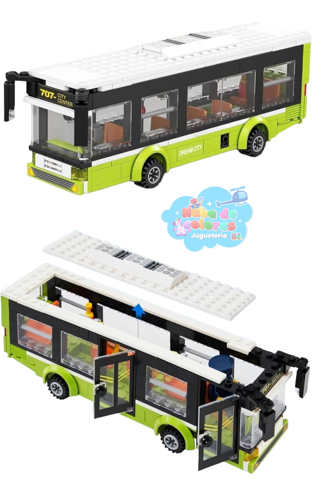 LEGO AUTOBÚS Y BENCINERA 330 PCS. - Imagen 3