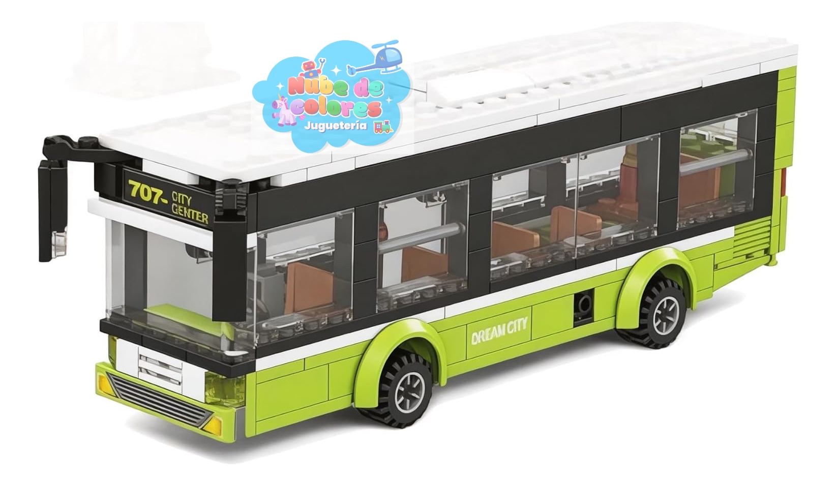 LEGO AUTOBÚS Y BENCINERA 330 PCS. - Imagen 6