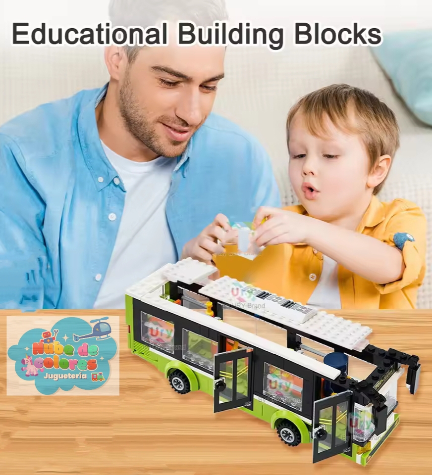 LEGO AUTOBÚS Y BENCINERA 330 PCS. - Imagen 8