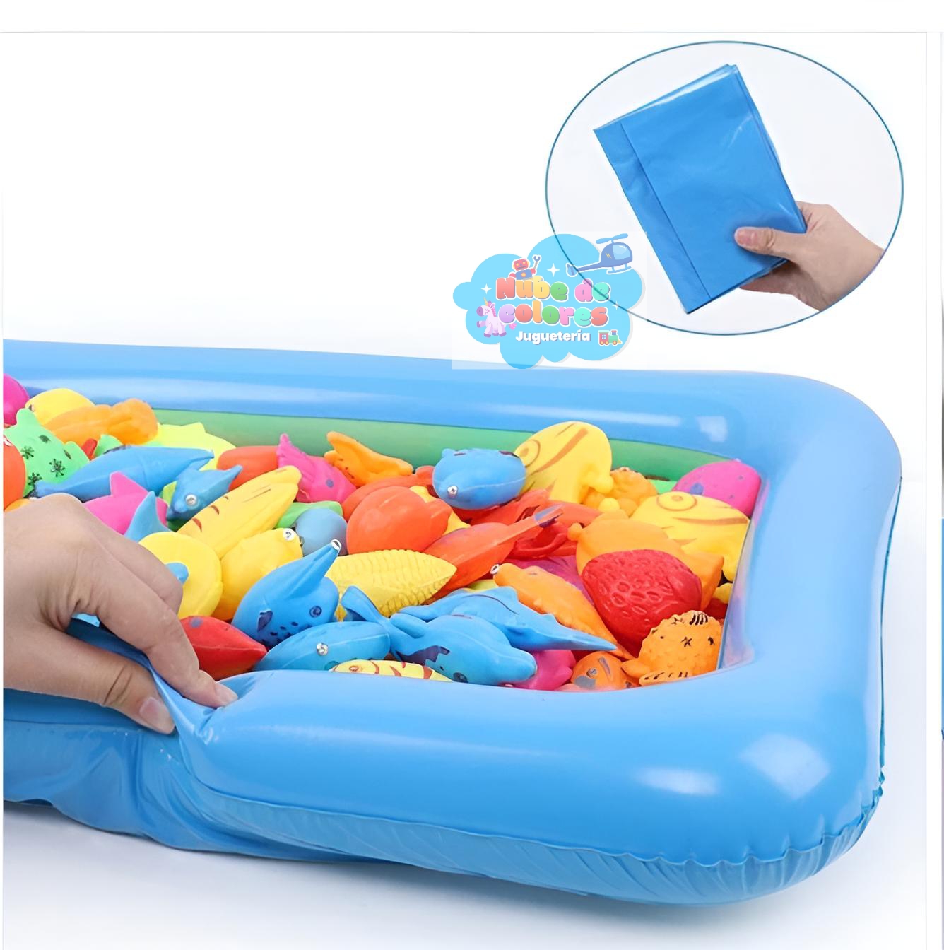 PESCA MAGNÉTICA CON AGUA ( CONTIENE MALETA PARA GUARDAR ) - Imagen 3