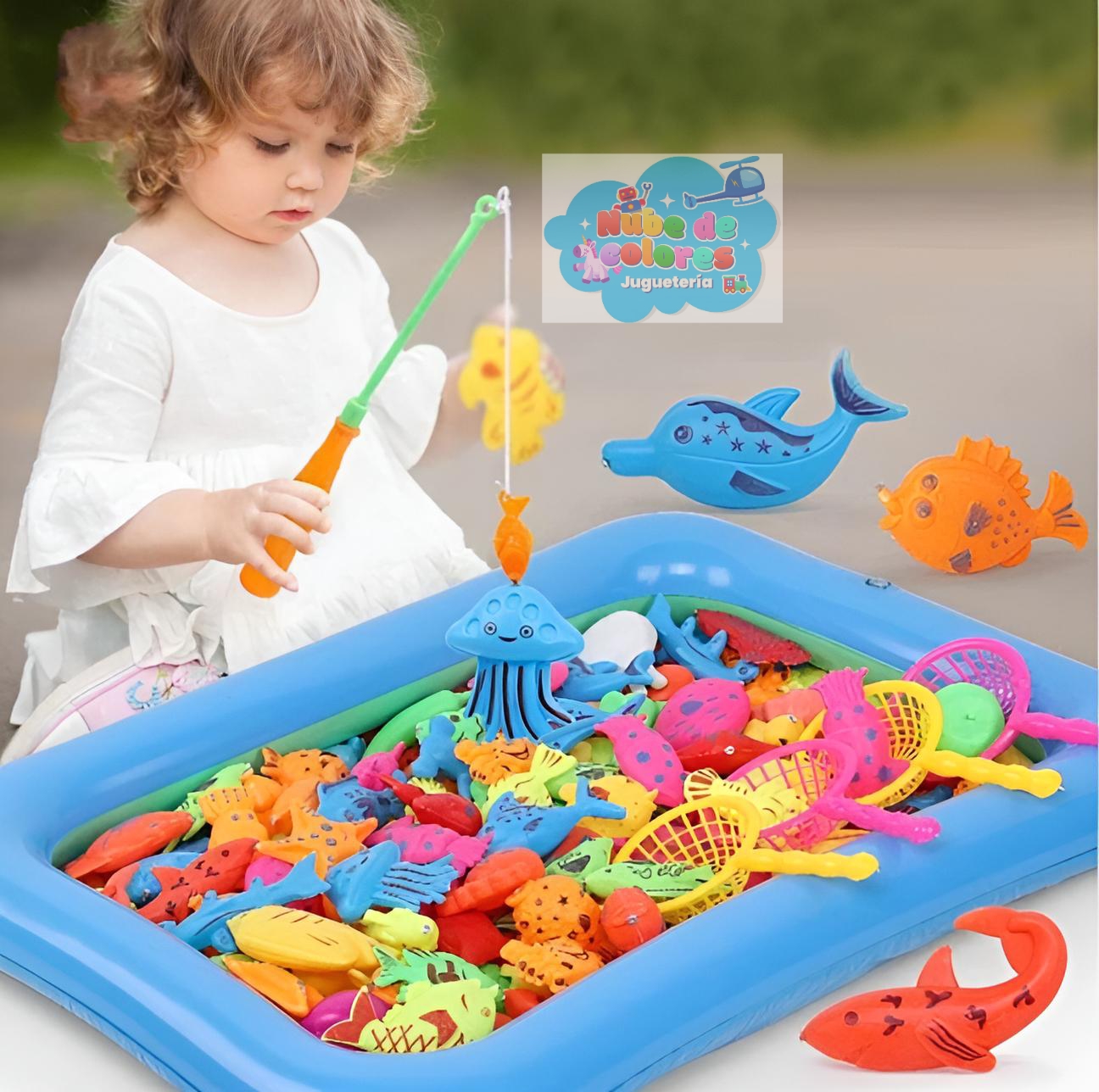 PESCA MAGNÉTICA CON AGUA ( CONTIENE MALETA PARA GUARDAR ) - Imagen 7