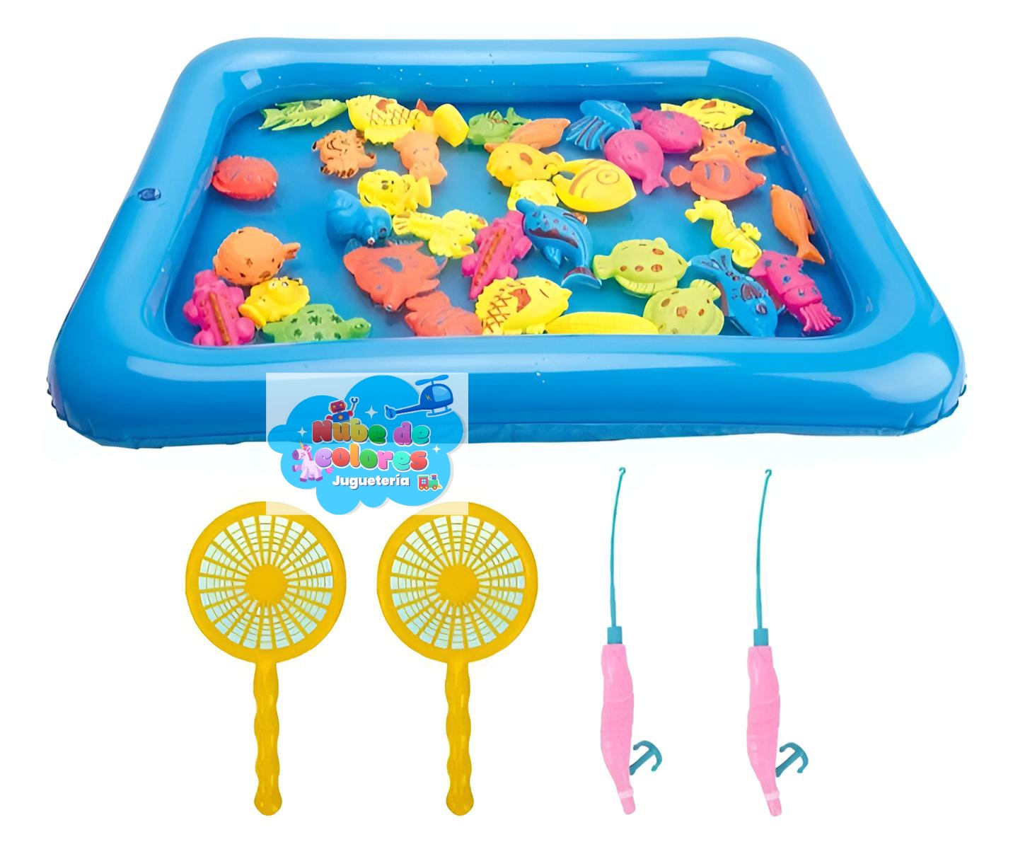 PESCA MAGNÉTICA CON AGUA ( CONTIENE MALETA PARA GUARDAR ) - Imagen 4