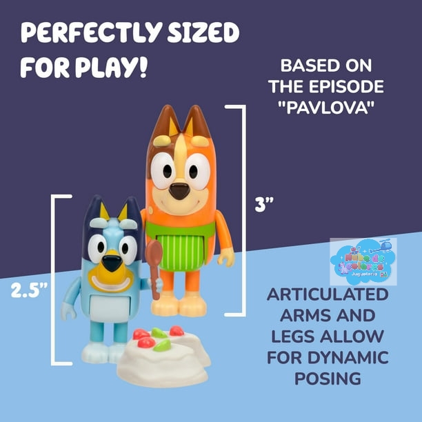 4 FIGURAS "CHEF PAVLOVA" - BLUEY - Imagen 3