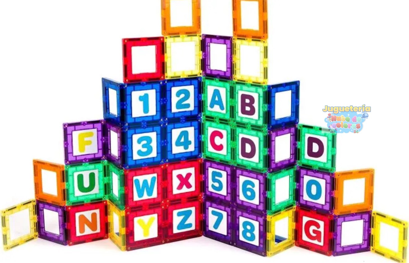 MAGNÉTICOS BLOQUES ( ABC Y NÚMEROS) 72 piezas - Imagen 3