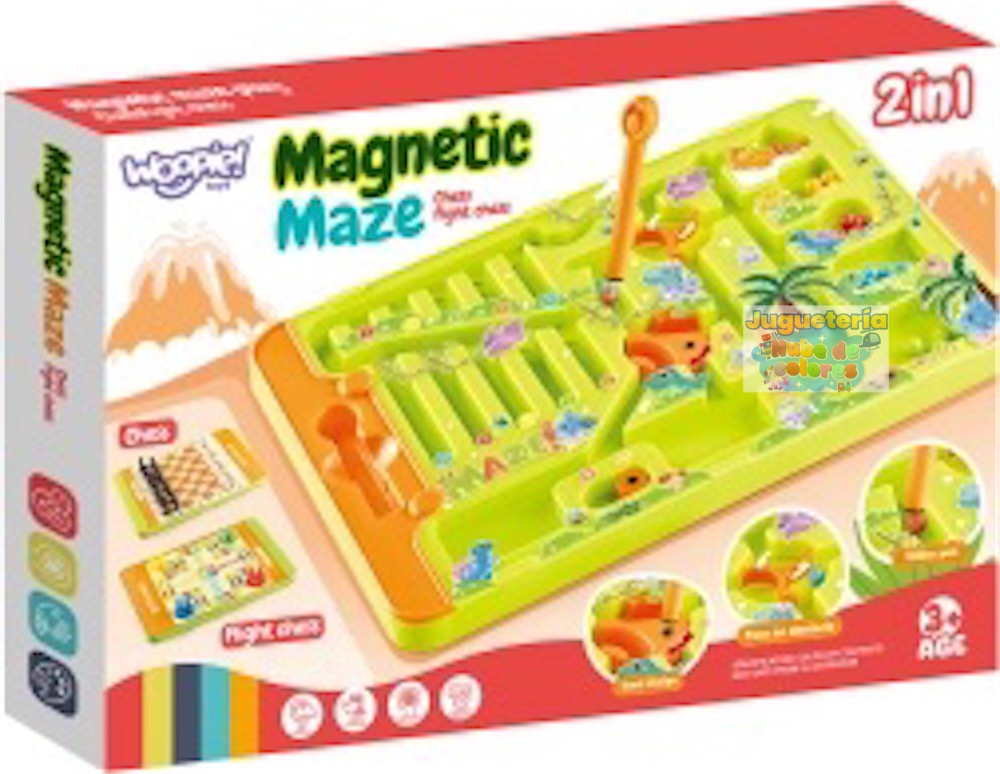 TABLERO 2 en 1 CIRCUITO MAGNÉTICO Y JUEGO - Imagen 6