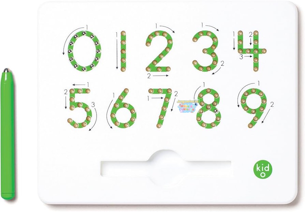 TABLET IMANTADA GRAFOMOTRICIDAD - NÚMEROS - Imagen 2