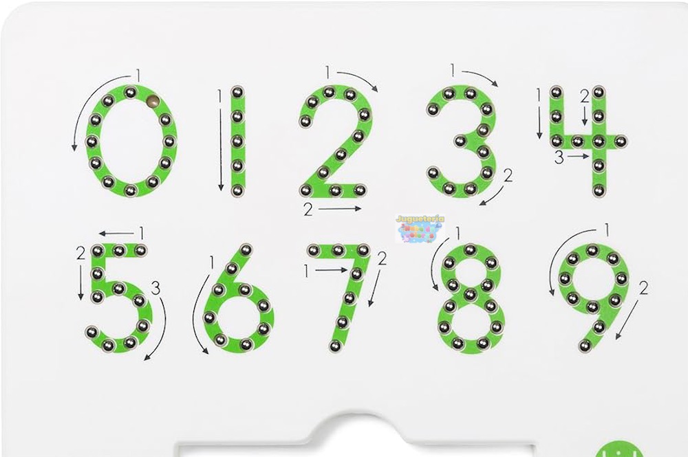 TABLET IMANTADA GRAFOMOTRICIDAD - NÚMEROS