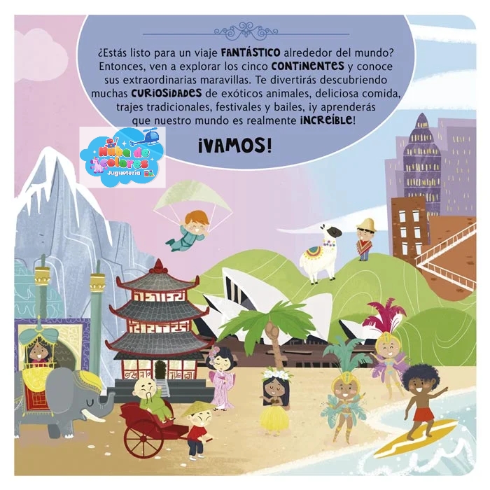 MI PRIMER ATLAS MUNDIAL - CON MUCHAS SOLAPAS - Imagen 4