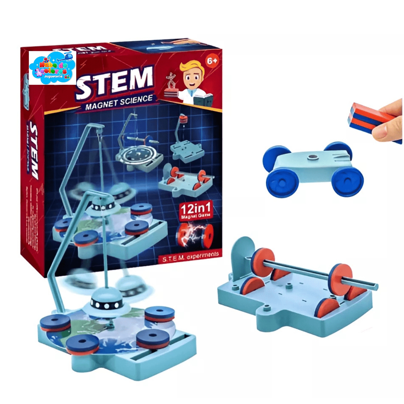 KIT CIENCIA MAGNÉTICA 12 EN 1 - Imagen 5