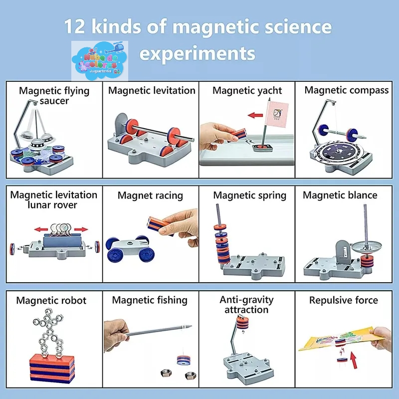 KIT CIENCIA MAGNÉTICA 12 EN 1 - Imagen 3