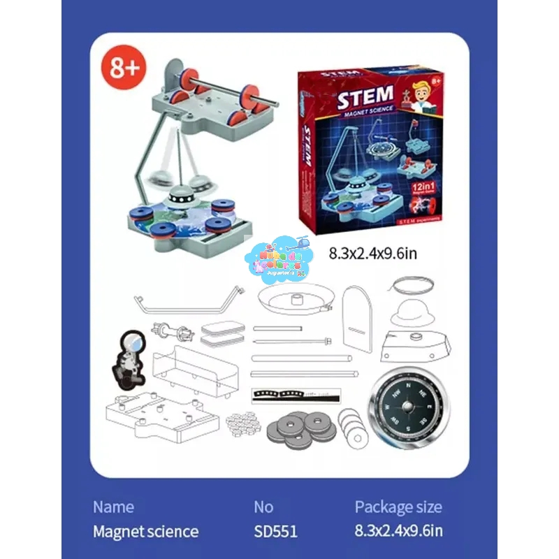 KIT CIENCIA MAGNÉTICA 12 EN 1 - Imagen 4