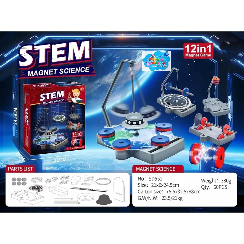 KIT CIENCIA MAGNÉTICA 12 EN 1 - Imagen 2