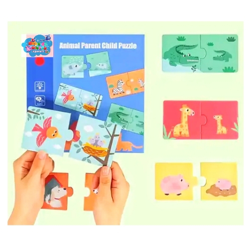 CONECTAR PADRES E HIJOS - ANIMAL PARENT CHILD PUZZLE - Imagen 2