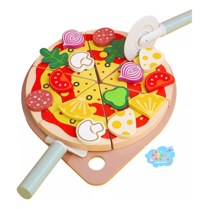 SET PARA COCINAR PIZZA MONTESSORI - Imagen 2