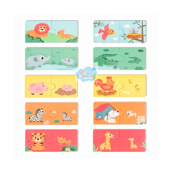 CONECTAR PADRES E HIJOS - ANIMAL PARENT CHILD PUZZLE - Imagen 3
